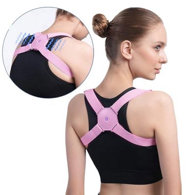 Corretor Postural Sensor Coluna Ajustável Cinta Alinhamento Bivolt