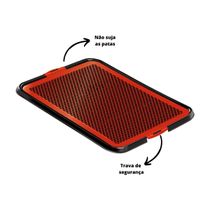 Sanitário Higiênico Xixi Fácil Pop Vermelho - Furacão Pet
