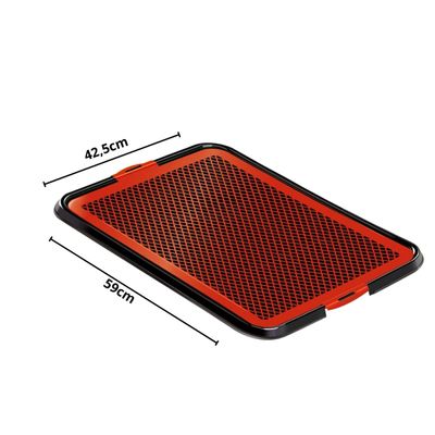 Sanitário Higiênico Xixi Fácil Pop Vermelho - Furacão Pet