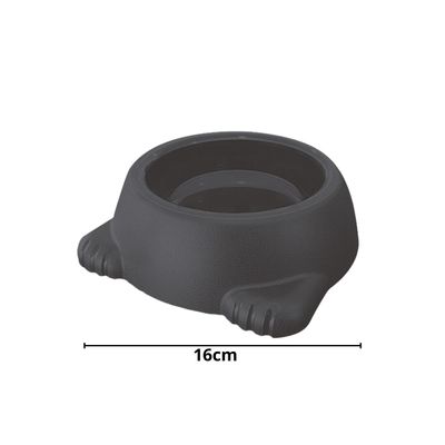 Comedouro Glamour 260ml Número 1 Preto - Furacão Pet