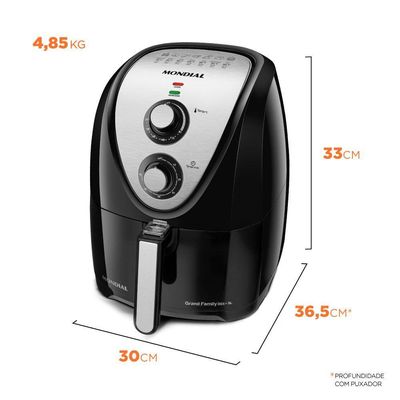 Fritadeira Air Fryer 5 Litros Afn-50-bi Mondial 127v/60hz 110