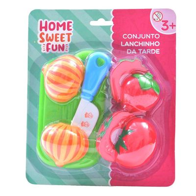 Conjunto Frutinhas Crec Crec Home Sweet Fun Play&Fun Sortido