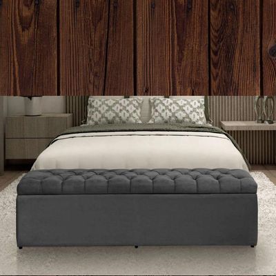 Báu Calçadeira Sapateira Dubai 1,93 Mt-suede Cinza