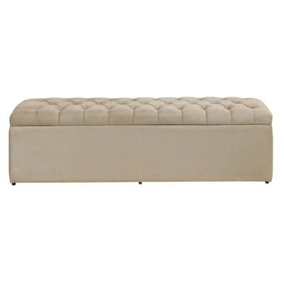 Báu Calçadeira Sapateira Dubai 1,20 Mt-suede Bege
