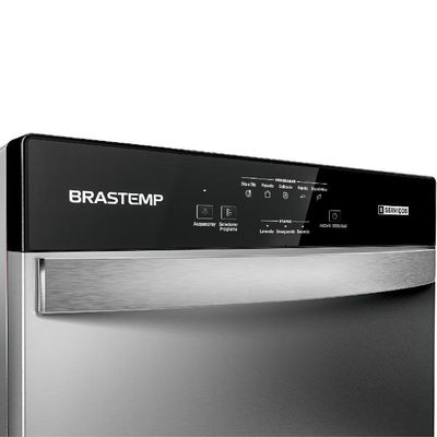 Lava Louças 8 Serviços Brastemp Prata 110V Blf08Bsana 110