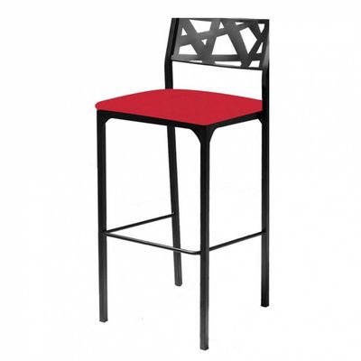 Kit 8 Banquetas Luiza Corino Vermelho