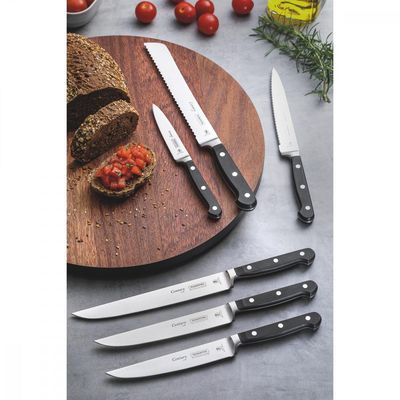Faca Legumes e Frutas Tramontina Century Lamina Aço Inox e Cabo Policarbonato e Fibra de Vidro 4"