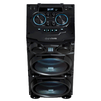 Caixa Acústica Bluetooth 1200W Gradiente