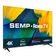 Smart TV LED 50" Semp Roku Ultra HD 4 HDMI 1 USB Preta Bivolt