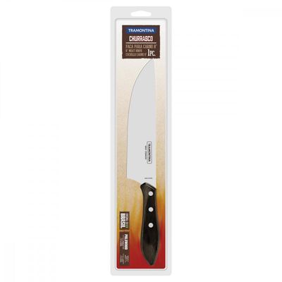 Faca Tramontina para Carne 8" em Aço Inox e Cabo Castanho Polywood