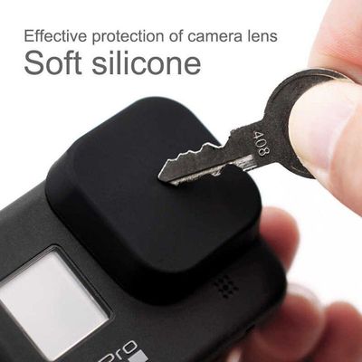 Capa Tampa Protetora De Lente Em Silicone Para Gopro Hero 8