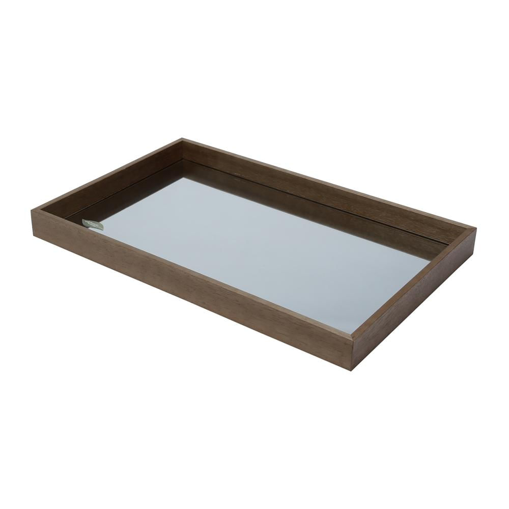Bandeja Woodart Naturals  de Madeira 35cm x 25cm x 5cm