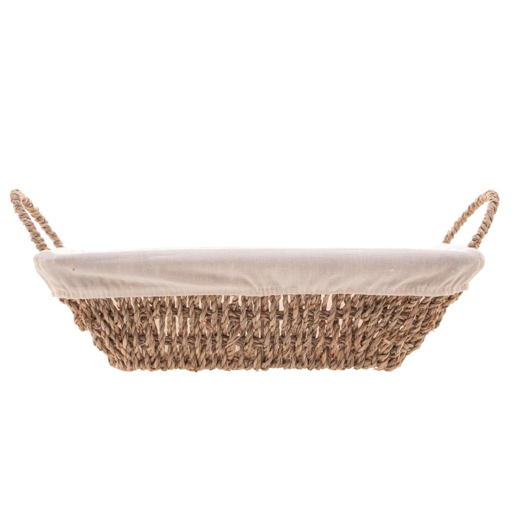 Cesta Retangular Wolff de Sisal29cm x 19cm x 12,5cm