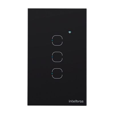 Interruptor Conector Inteligente W-IFI Touch 3 Intelbras EWS 1003 BR