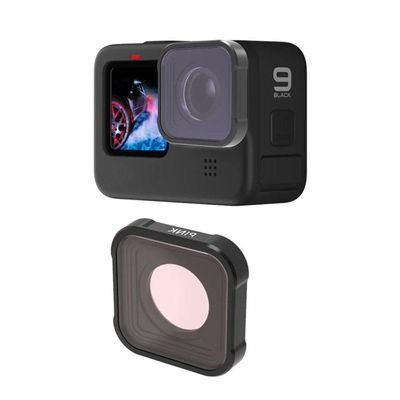 Filtro Lente Para Mergulho Rosa Para Gopro 9 E 10