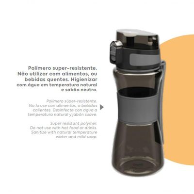 Squeeze Action 700ml 8,5x22,5 Cm 700 Ml Fumê Coza 61053/3449