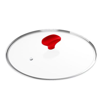 Tampa de Vidro Ichef Polishop - Shark Series - 28Cm - Vermelha ND / ND
