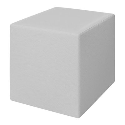 Puff Quadrado 33x41x33cm Multimóveis Ex5001 Branco Branco