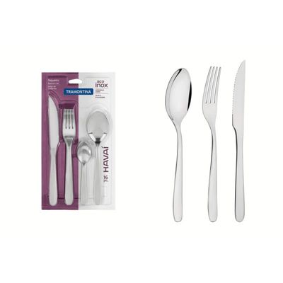 Faqueiro Aco Inox 16pcs Havai Tramontina