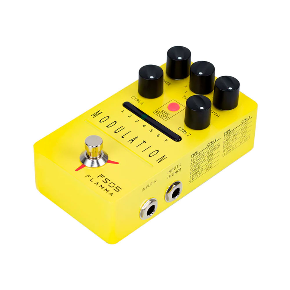 Pedal Flamma FS05 Multi-Modulation Estéreo In/Out - PD1163