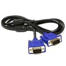 Cabo VGA HD15 Macho X Macho com Filtro - 1.5 Mts