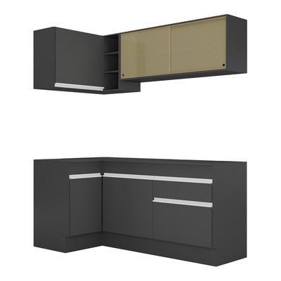 Armário De Cozinha Compacta De Canto V2091 Branco