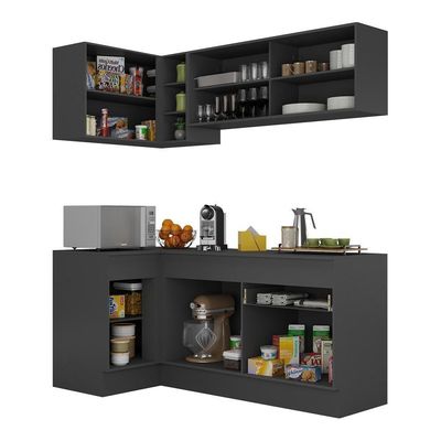 Armário De Cozinha Compacta De Canto V2091 Branco