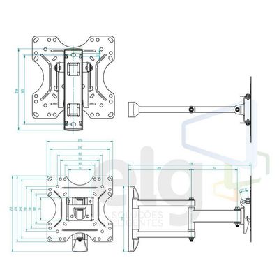 Suporte Tv Articulado 15 A 43 Full20_pro Elg