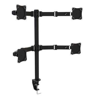 Suporte 4 Monitores 14 A 27 Com Morsa F50x4 Elg