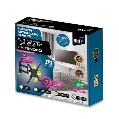 Suporte Tv Articulado 26 A 55 De Parede Full40_pro Elg