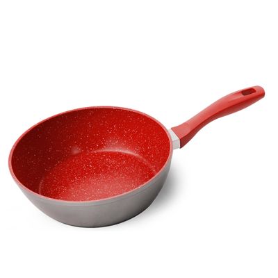 Panelas Sauté Grand e Day By Day com Tampa de Vidro Ichef 24Cm Vermelha | Polishop