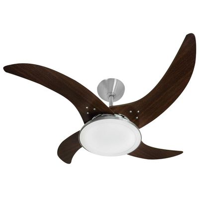 Ventilador Led Carvalho Tabaco 4 Pás 220V 220