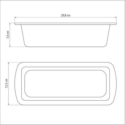 Forma Para Pão e Bolo Alumínio 26 Cm Grafite Tramontina