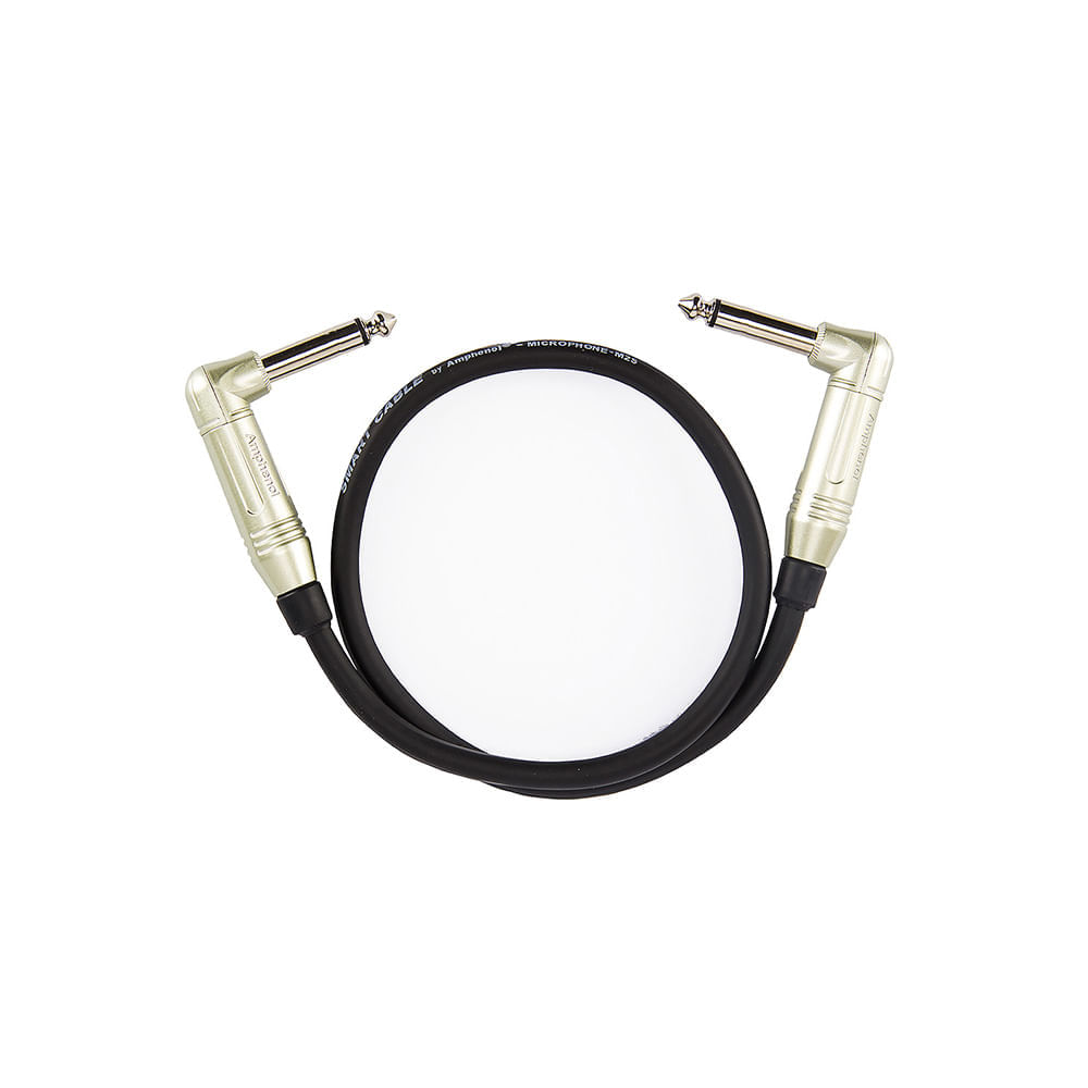 Cabo P10 X P10, L, 90º Graus, Mono Amphenol - 50 cm