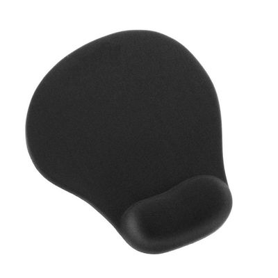 Mouse Pad com Apoio de Gel Medio - Preto