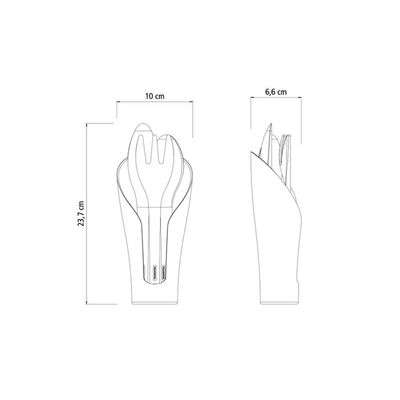 Kit Utensílios Para Vaso Cocoon Marrom Tramontina