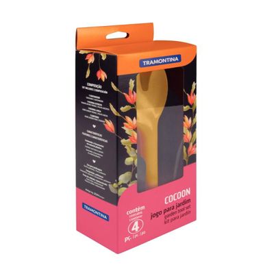 Kit Utensílios Para Vaso Cocoon Grafite Tramontina