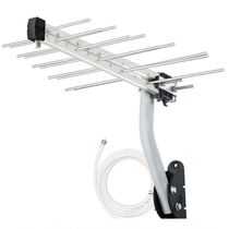 Antena Externa Aquário Log Para Tv 20 Elementos - Lu-20 Plus