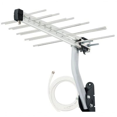 Antena Externa Aquário Log Para Tv 20 Elementos - Lu-20 Plus