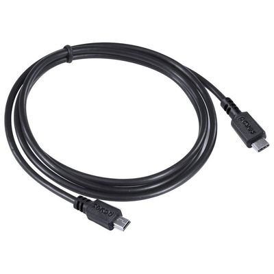Cabo Usb Tipo C Para Mini Usb B 2.0 Para Type C Tipo C 1 Metro Preto - Pucmbp-1