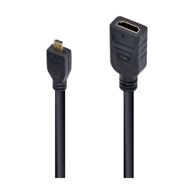 Cabo Adaptador Micro Hdmi X Hdmi Femea 30Cm Amchf-30