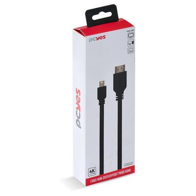 Cabo Mini Displayport Macho Para Hdmi 2.0 Macho 2 Metros - Pmdph4K-2