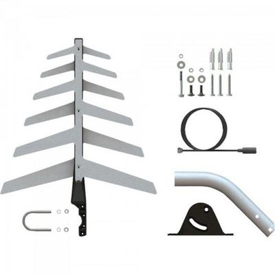 Antena Externa Tv 2 Em 1 Uhf/Hd Com Cabo Exclusivo Full Hd Dtv-1500 Aquario
