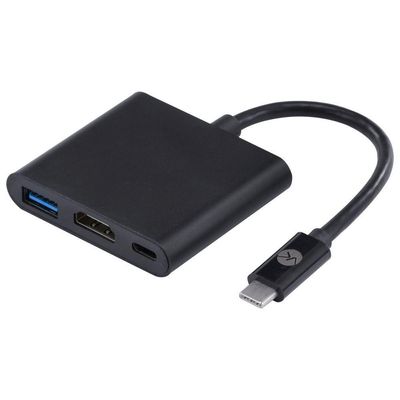 Adaptador Hub Usb Tipo C X Usb Tipo C, Hdmi 4K, Usb 3.0, 5Gbps 20Cm - Hchuc-20