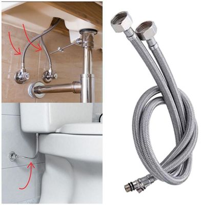 Engate Rabicho 80Cm Par Misturador Grande Quente Fria