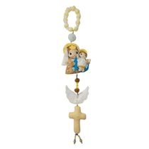 Nossa Senhora do Carmo com Terço Decorado - Artesanal