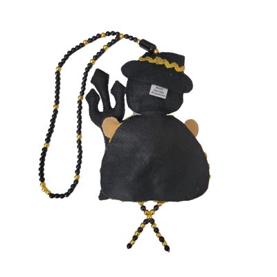 Exu Capa Preta com Guia - Artesanal
