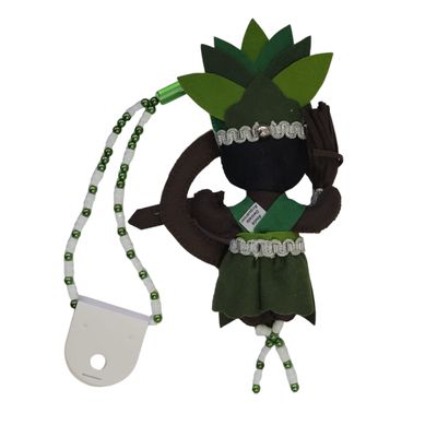 Orixá Oxóssi com Guia - Artesanal