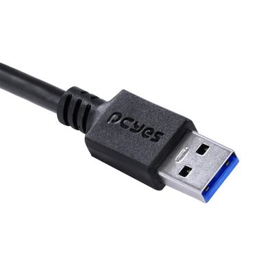 Cabo para Celular Smartphone USB Tipo C para USB a 3.0 1 Metro Preto - P3UACP-1