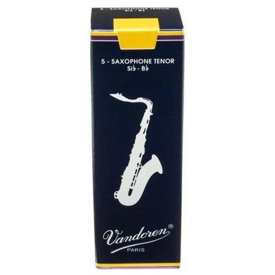 Palheta Tradicional Saxofone Tenor 2 Vandoren SR222 - CX / 5